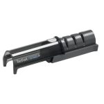 Tefal Ice Force Messerschärfer, 3-Schritte-Schleifprozess, nachschärfen + ausbessern, gut für Edelstahlmesser, platzsparende Aufbewahrung, japanische Keramikschleifscheibe, Schwarz, K26505