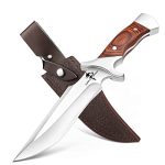 Purple Dragon Feststehendes Survival Messer – Gürtelmesser mit Lederscheide