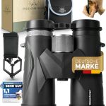 Weidenberger Fernglas 12x42, [TESTSIEGER] Magnesium Fernglas mit Nitrogenfüllung und wasserdicht, für Erwachsene, BAK4 HD Prisma + FMC Objektiv, auch Brillenträger geeignet (Schwarz, 12x42)