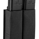 Die beste .45-ACP-Pistole KRYDEX Gear Taktische 9MM Pistole Magazin Pouch Double Stack .40 45 ACP Pistole Mag Halter (Schwarz)