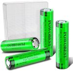 Der beste 18650-Akku für E-Zigaretten 3000mAh Wiederaufladbarer NiMH Akku,POWO18B Batterie Mit Schutzbox