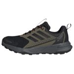 Die besten Trailrunning-Schuhe adidas Herren Terrex Tracefinder 2 Climaproof Trail Running Shoes, Olive Strata/Core Black/Semi Impact Orange, 44 2/3 EU