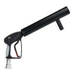 Die beste CO₂-Pistole mit Blowback OVADA CO2 Party Gun mit 6m Reichweite | 3m Kabel + No-Frost Ausgangsrohr | Hochwertige CO2 DJ Kanone/Pistole | Für DJ Club Stage Bühne geeignet | Jet Machine (CO2 Gun)