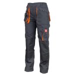 Hose Schutzhose Arbeitskleidung Arbeitshose URG-A [260g/m2], Graphit/Orange, 52 EU