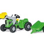 Der beste Kleintraktor mit Frontlader Rolly Toys Futura Trettraktor mit Lader und Anhänger (rollyKiddy Traktor; Frontlader; Schaufellader; Kinder ab 2,5 Jahre) 630035