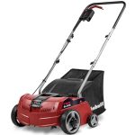 Der beste Vertikutierer Einhell Elektro-Vertikutierer-Lüfter GC-SA 1231/1 (230 V, bis 300 m², 1.2 W, 28l Fangsack, kugelgelagerte Messerwalze + Lüfterwalze, 3 Stufen Arbeitstiefe, klappbarer Führungsholm)