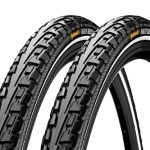 Der beste Fahrradreifen 2 Stück 28" Zoll Continental Ride Tour Fahrrad Reifen Mantel Decke Tire 42-622 Reflex schwarz