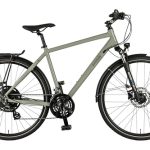 Das beste Trekkingrad Prophete ENTDECKER 500 28 Zoll Trekkingbike mit Altus 24 Gang Kettenschaltung hydraulischen MT200 Scheibenbremsen 40 Lux LED Beleuchtung Alu 52 cm