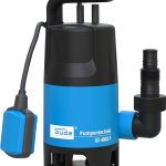 Die beste Schmutzwasserpumpe Güde Schmutzwassertauchpumpe GS 4002 P (400 W, 7500 l/h, Förderhöhe max 5 m, Eintauchtiefe max 4 m, Noryllaufrad, 10 m Anschlusskabel, variabel einstellbarer Schwimmerschalter, Thermoschutz)