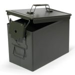 GREELUE Munitionskiste, US Ammo Box, Patronenbox, Aufbewahrungsbox für Lithiumbatterien, Munition (Armeegrün-30cm)