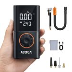 Die beste Fahrradpumpe AstroAI Kabellose Elektrische Luftpumpe, Tragbare Akku Fahrradpumpe