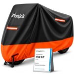 Die besten Naked Bikes Maizjok® Motorrad Abdeckplane Outdoor, Motorradabdeckung Wasserdicht 210D