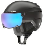 Der beste Skihelm mit Visier ATOMIC Savor Visor Stereo Skihelm mit Visier - Schwarz - Größe L - Snowboard- & Ski-Helm mit Brille - 360° Fit System & Active Aircon Belüftungssystem - Holo Core für maximale Stoßdämpfung