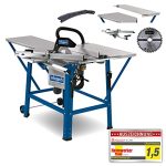 Die beste Tischkreissäge bis 400 Euro Scheppach Tischkreissäge TS310 | 400V Anschluss | 2800W Leistung | Sägeblatt Ø315mm | Schnitthöhe 83 mm | mit Tischverbreiterung, 2. Sägeblatt, Führungsschiene & Schiebeschlitten | schwenkbar bis 45°