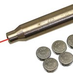 Das beste Präzisionsgewehr .223 MAYMOC 223 Bore Sight Red Dot Patrone mit 2 Sätzen Batterien