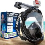 Die beste Schnorchelmaske für Erwachsene Die Preisgekrönte KAIMANA® Schnorchelmaske für Erwachsene & Kinder - absolut CO2 sicher - inkl. Tragetasche - Tauchermaske Erwachsene - Vollgesichtsmaske Tauchmaske