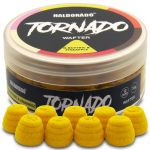 Der beste Karpfenköder Haldorado Tornado Rauchender Oder Blutender Pellet-Boilie-Köder, Wafters zum Karpfenangeln, Spezielle Form, 100 % Biologisch Abbaubar, 12 mm Breit und 11 mm Lang, N-Butyric+Ananas, Gelb
