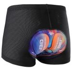 Die beste Fahrradhose für Herren Ulhnei Fahrradhose Herren Radunterhose 5D Gepolstert Radhose Kurz Radlerhose Atmungsaktive schnelltrocknende stoßfeste Fahrrad Unterhosen Fahrradunterhose