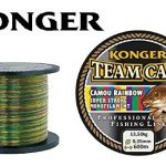 Angelschnur Konger Team Carp Camou Rainbow 600m Spule Monofile Karpfen Schnur (0,35mm / 13,50kg)