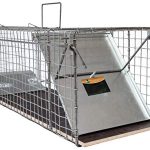 Die beste Waschbärfalle Große 116x26x28cm Waschbärfalle Katzenfalle Marderfalle Wetterfeste, robuste Lebendfalle I Falle 2 Eingänge für Marder, Katze I Lebend Kaninchenfalle Katzenfalle, Marderfallen verzinkt
