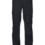VAUDE Regenhose Herren Drop Pants lI, wasserdichte Outdoorhose für Fahrrad, leichte Überhose, atmungsaktive Fahrradhose, schnell überziehbar - Black/Black, L