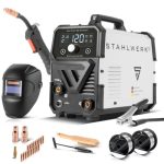 Die besten Schweißgeräte STAHLWERK Schweißgerät Mini FLUX 120 ST Digital Vollausstattung bis 120 A