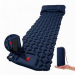 Die beste Isomatte ZAYNXHCT Isomatte Ultraleichte Luftmatratze Camping Matratze mit Fußpumpe