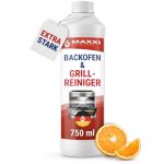 Der beste Grillreiniger Maxxi Clean 1 x 750 ml Backofen und Grillreiniger Gel Paste I extrastarker selbstarbeitender Fettlöser I entfernt hartnäckige Verkrustungen ohne Schrubben I Backofen Herdplatte Grill I Made in Germany