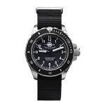 Die beste Taucheruhr bis 500 Euro BOMBFROG Herren Taucheruhr Automatik 500 m Tritium Kampfschwimmer BT25