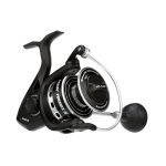 PENN Pursuit IV Salzwasser Spinnrolle - Spinnfischen, für den Allroundeinsatz, Boot, Kajak, Ufer, Black Silver, 6000