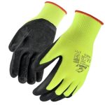 BWOLF PAVALAN 12 Paar Handschuhe Arbeitshandschuhe Herren Arbeitshandschuhe Damen Mechaniker Handschuhe Herren Montagehandschuhe mit robuster Latex Beschichtung (12, 10)