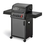 Die besten Gasgrill-Marken Enders® Gasgrill HYDE 3 SIKR Turbo, 3 Brenner aus Edelstahl für kraftvolles direktes und indirektes Grillen, 800 °C TURBO ZONE™, SWITCH GRID™, Infarot-Backburner und Seitenkocher, #8040