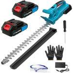 Die beste Akku-Heckenschere Akku‑Heckenschere für Makita‑Akkus,mit 2 x 2000mAh Akkus und Ladegerät