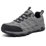 Die besten Schuhe für lange Wanderungen SHULOOK Herren Wanderschuhe Wasserdicht Leicht Trekkingschuhe Grau 43