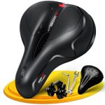 Der beste Damen-Fahrradsattel SPGOOD Fahrradsattel, Bequem Weich Memory Foam Ergonomisch Wasserdich