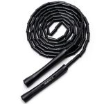 Das beste Springseil für Anfänger HEREROPE 3,1M verstellbares Perlen-Springseil – Unzerbrechliche Griffe, Splitterfeste Perlen, Verwicklungsfrei | Ideal für Rhythmus, Kontrolle, Cardio & Fitness (schwarz)