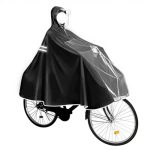 Der beste Regenschutz für Radfahrer Regenponcho Fahrrad Damen & Herren – Regencape Fahrrad XXL, wasserdicht