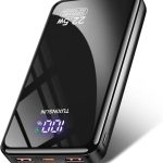 Power Bank 20000 mAh 22.5 W PD3.0 QC4.0 Externer Handyakku PD20W Schnellladen Powerbank mit LCD-Display USB-C Ausgänge und Eingänge Tragbares Ladegerät mit Smartphones