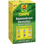 Der beste Unkrautvernichter für Rasen COMPO Rasenunkraut-Vernichter Banvel Quattro, Bekämpfung von schwerbekämpfbaren Unkräutern im Rasen, Konzentrat, 400 ml (400 m²)