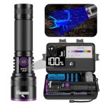 Shadowhawk 365nm UV Taschenlampe, 30W Schwarzlicht 4-Kern Mit Filterlinse
