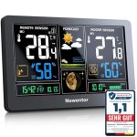Die beste Wetterstation Newentor Wetterstation Funk mit Außensensor
